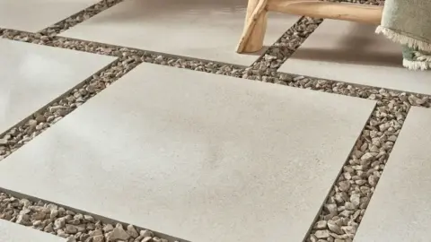 Bowden 24x24 Grip Porcelain 2cm Paver Tile in Oat in 2025 | Paver tiles
